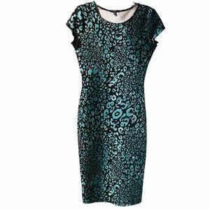 041 - XOXO Black and Green Dress